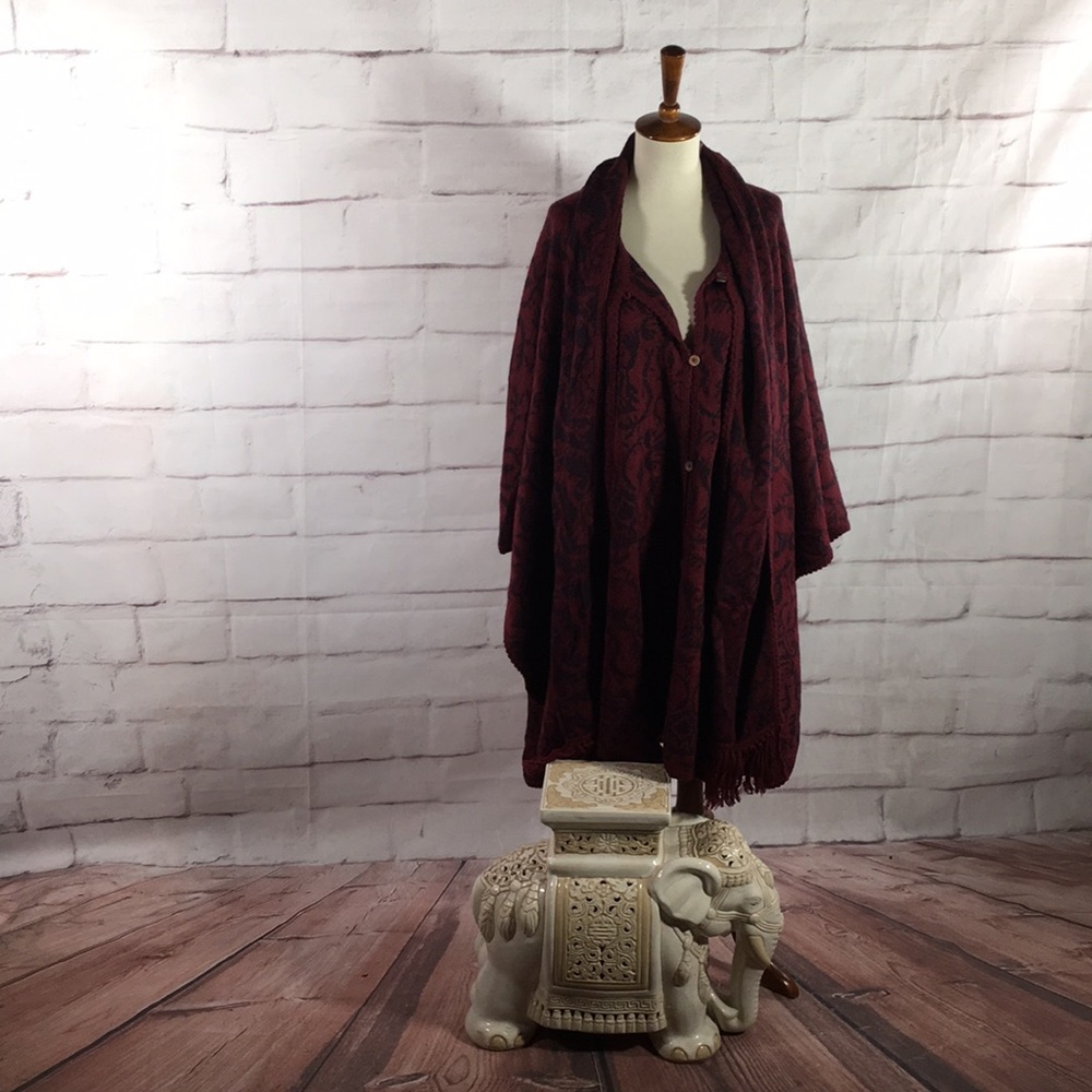 NOVICA Alpaca Wool Hooded Poncho